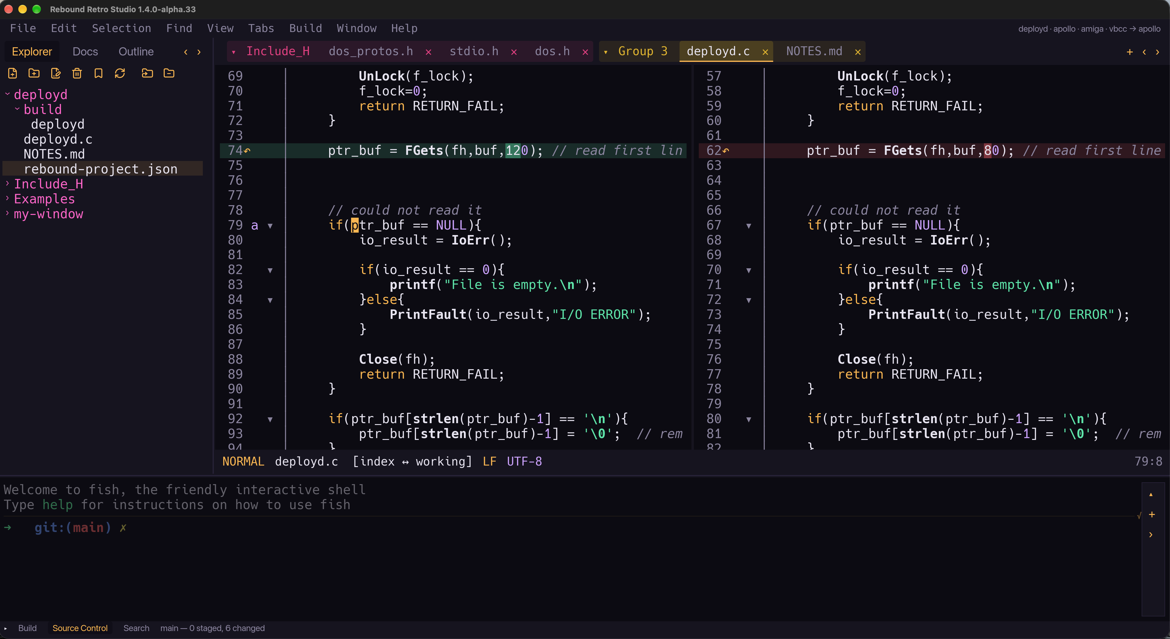 Rebound Retro Studio — screenshot